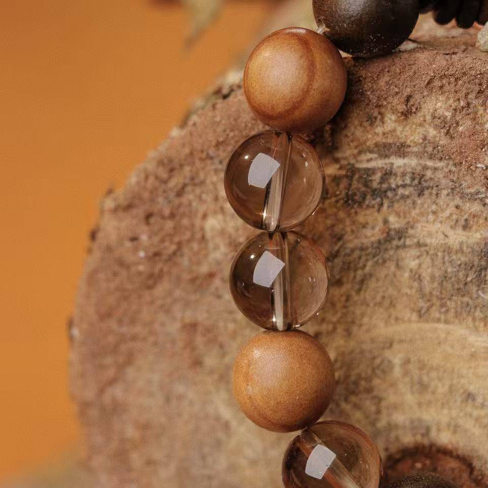 Wood Whisper Beaded Bracelet,Lumivault.