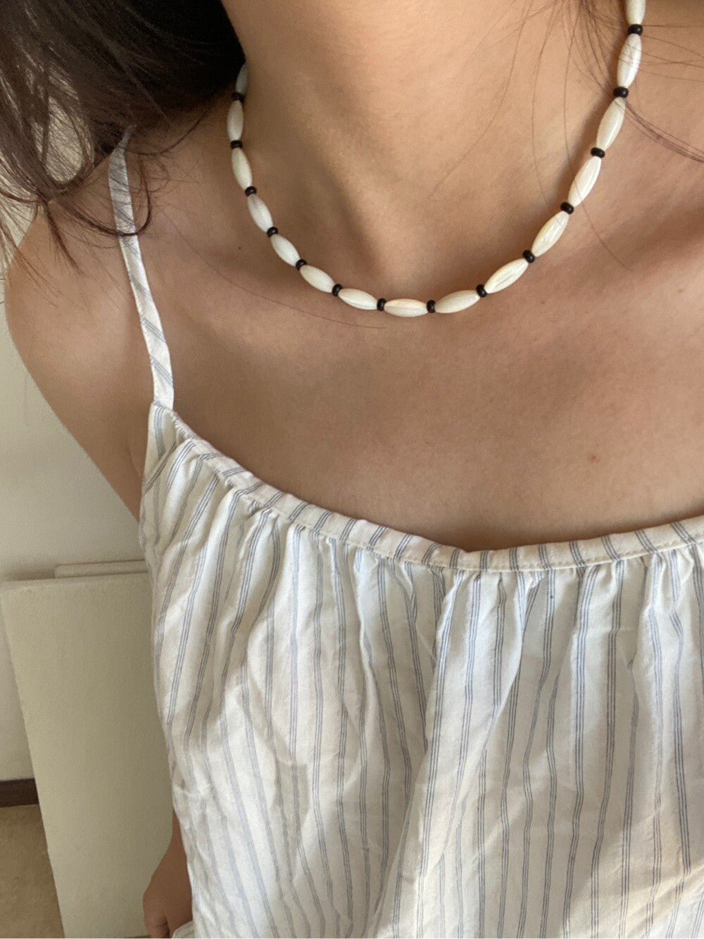 Original White Shell Necklace,Lumivault.