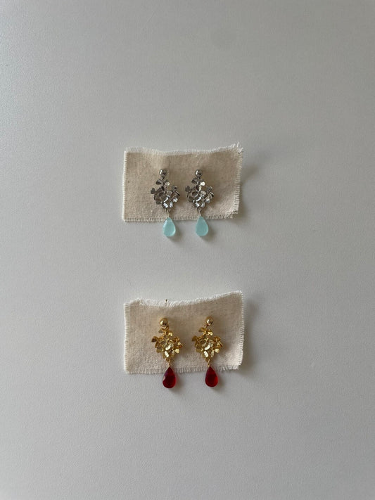 Original Handmade October Osmanthus Earrings