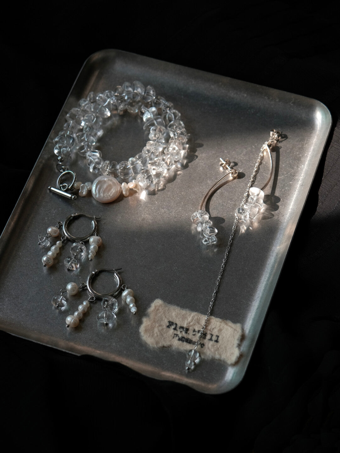 Flowing Firefly Crystal Earrings