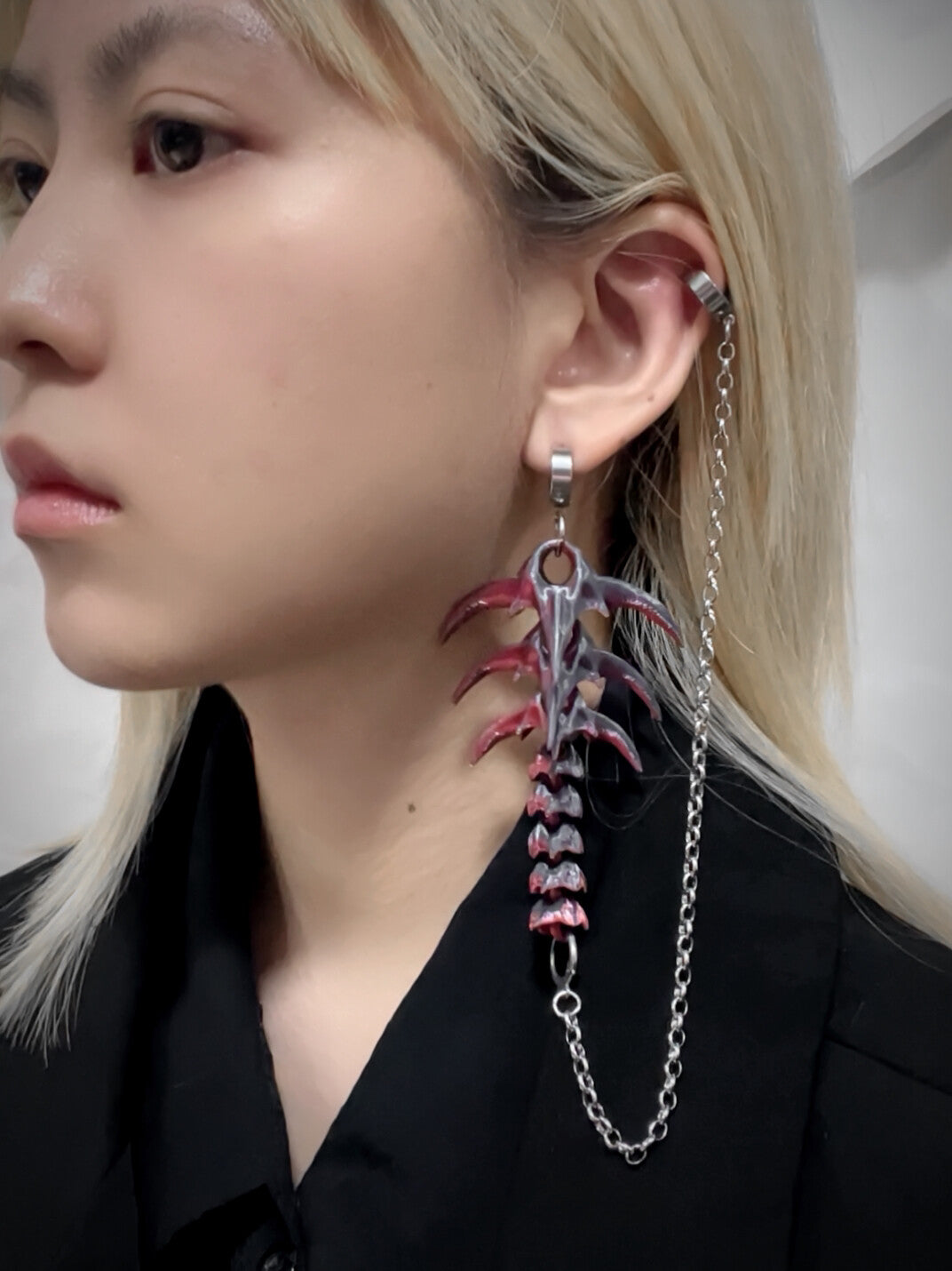 Link & Bone Single Earring,Lumivault.
