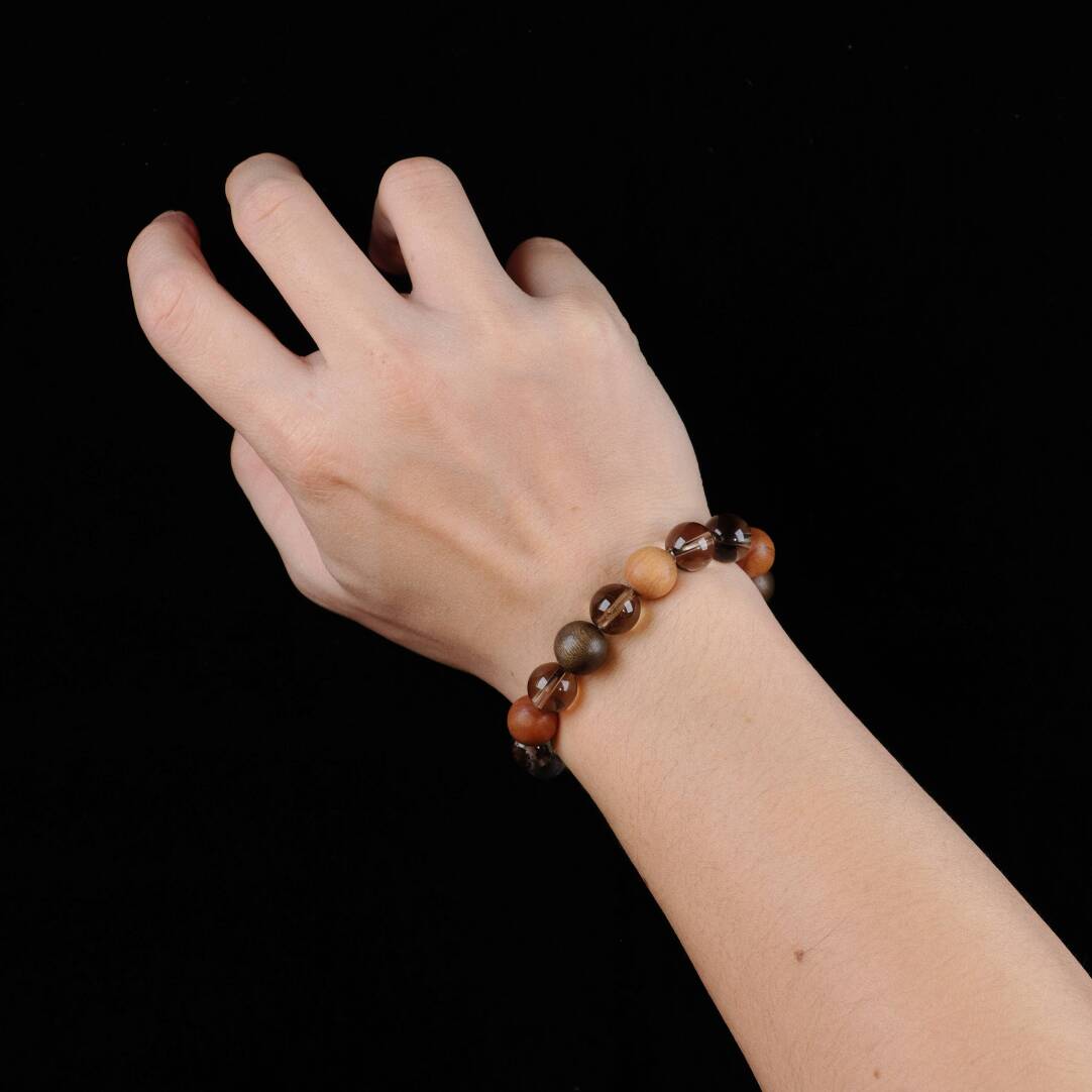 Wood Whisper Beaded Bracelet,Lumivault.