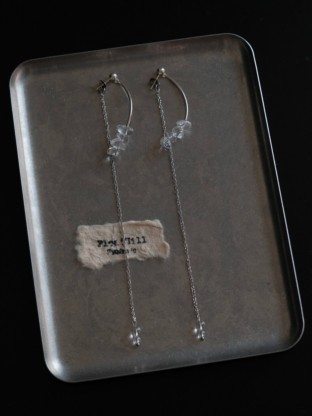 Flowing Firefly Crystal Earrings