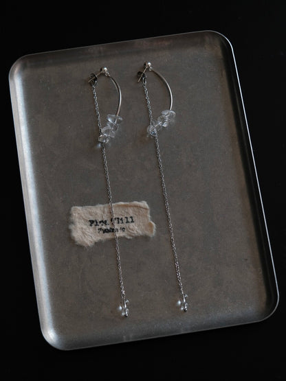 Flowing Firefly Crystal Earrings