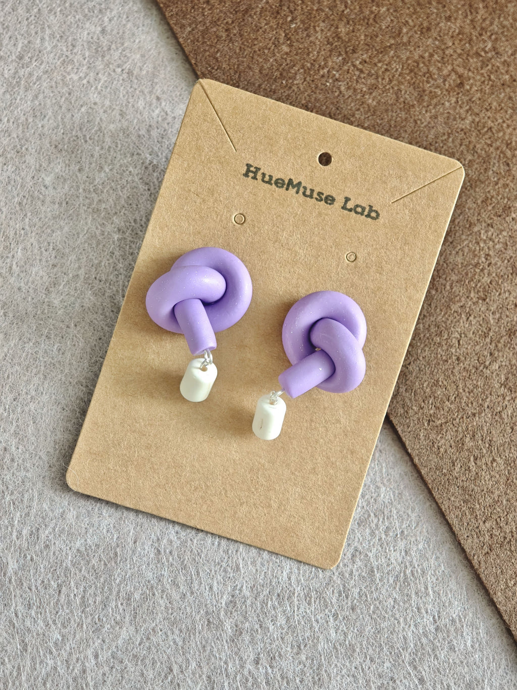 Knot & Stone Earrings,Lumivault.