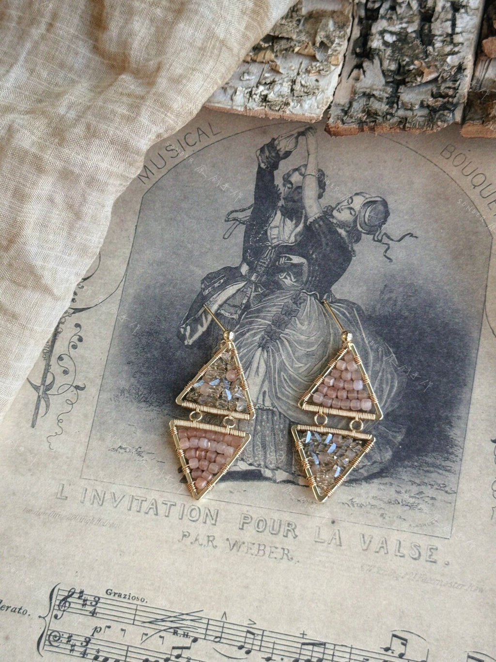 Golden Sun Earrings,Lumivault.