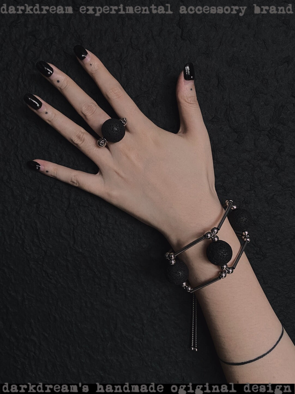 Gothic Tribal Bracelet Ring,Lumivault.
