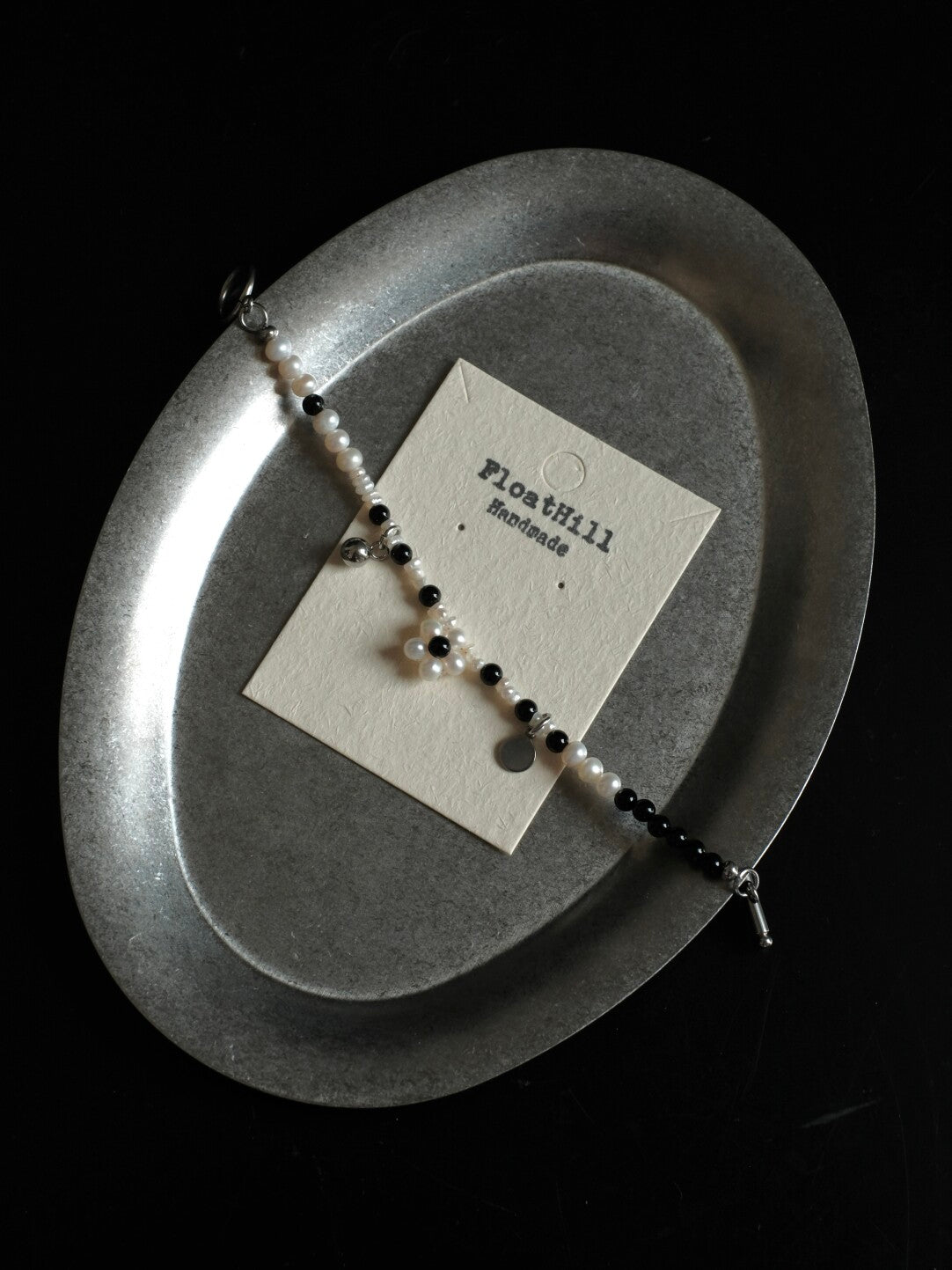 Blossom Color‑Block Beaded Necklace Bracelet,Bracelet,Lumivault.