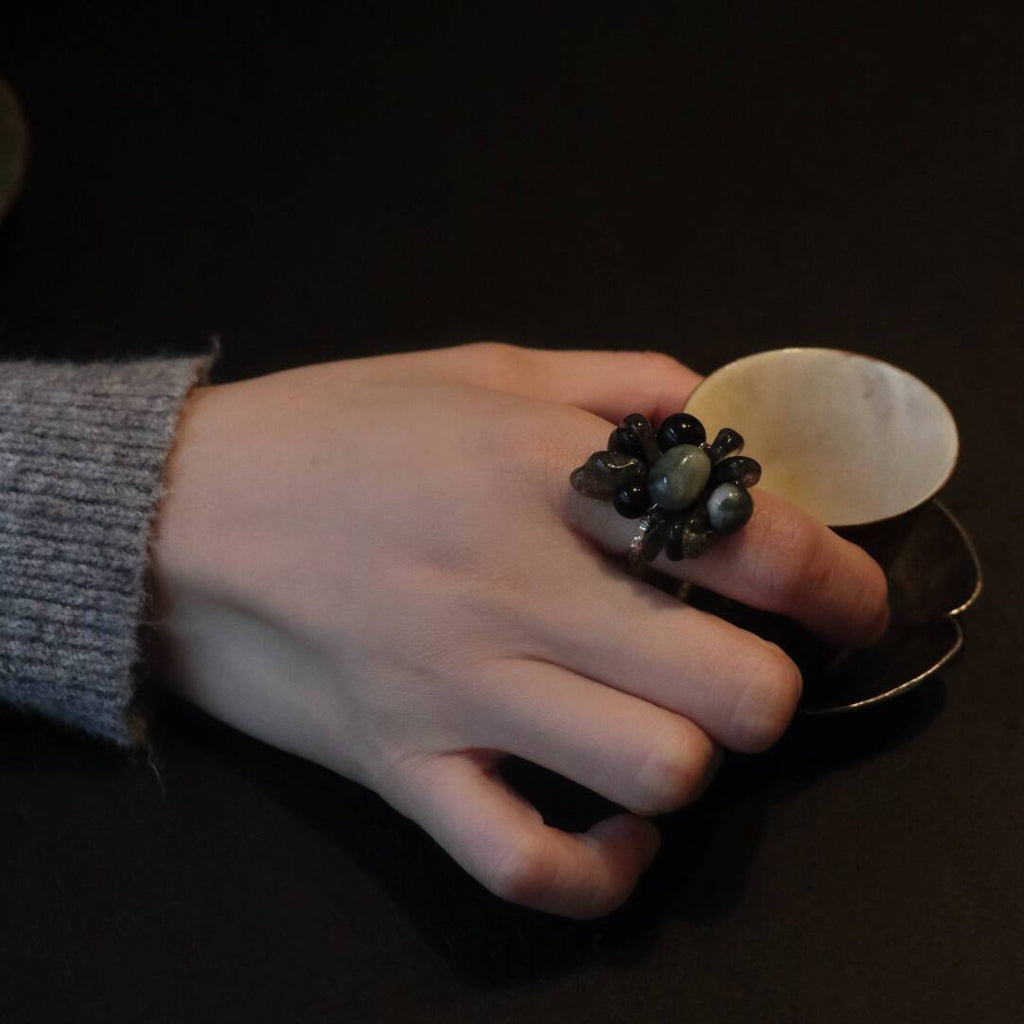 Undercurrent Open Ring,Lumivault.