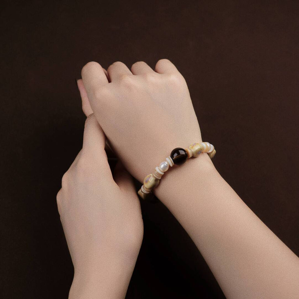 Shallow Reef Beaded Bracelet,Lumivault.