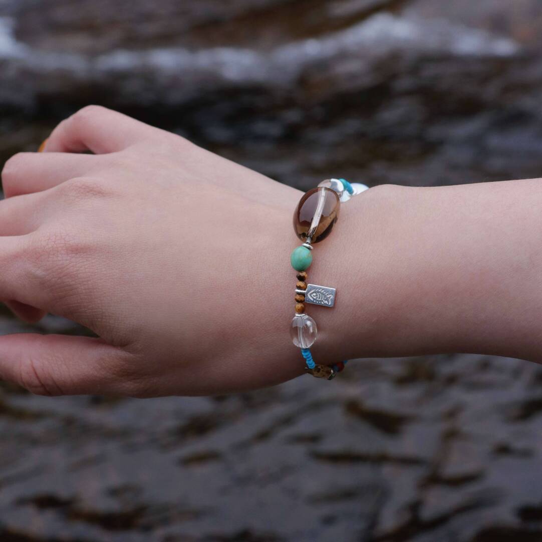 Little Fish Beaded Bracelet,Lumivault.
