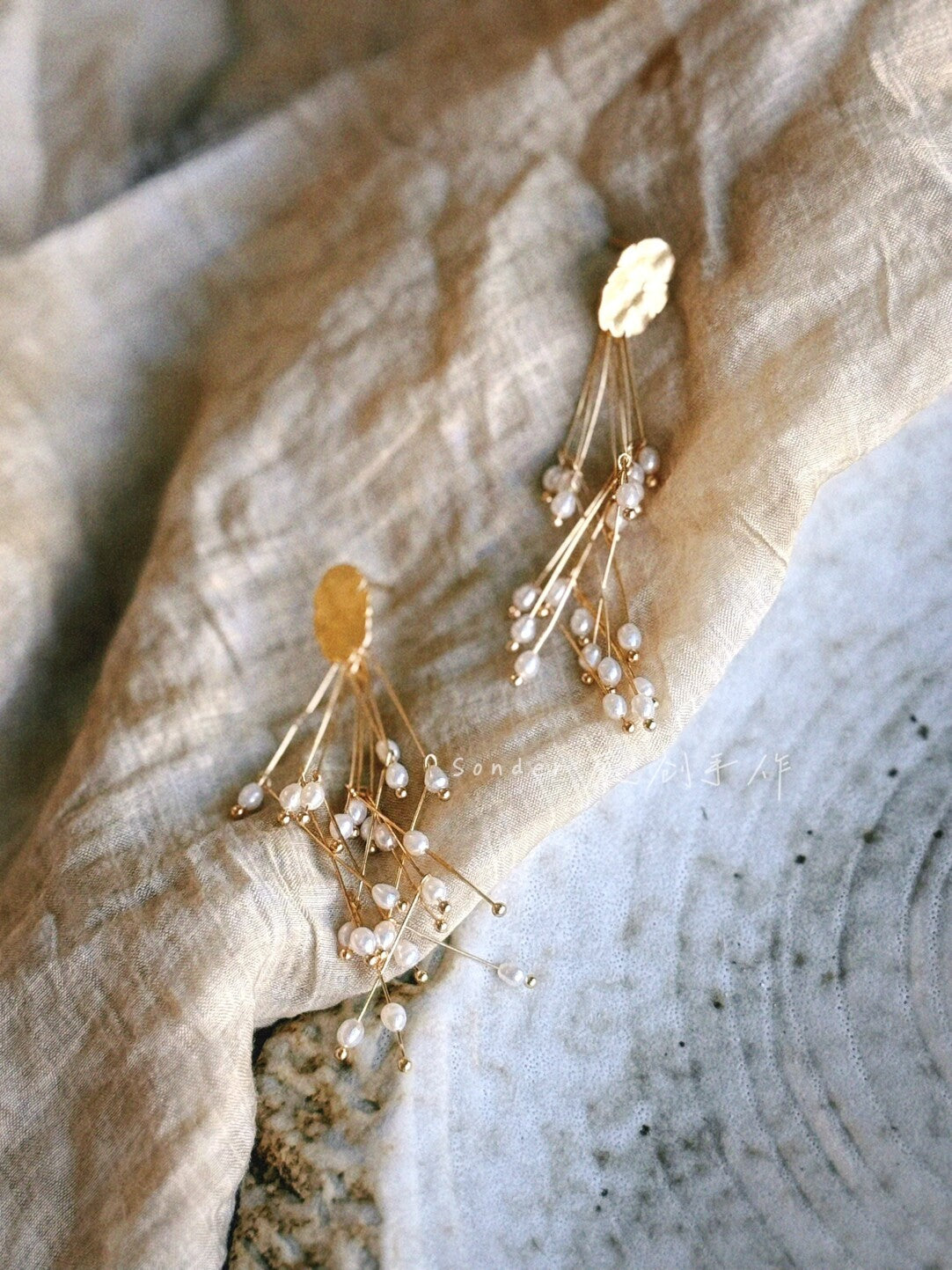 Grow At Will Pearl Earrings,Lumivault.