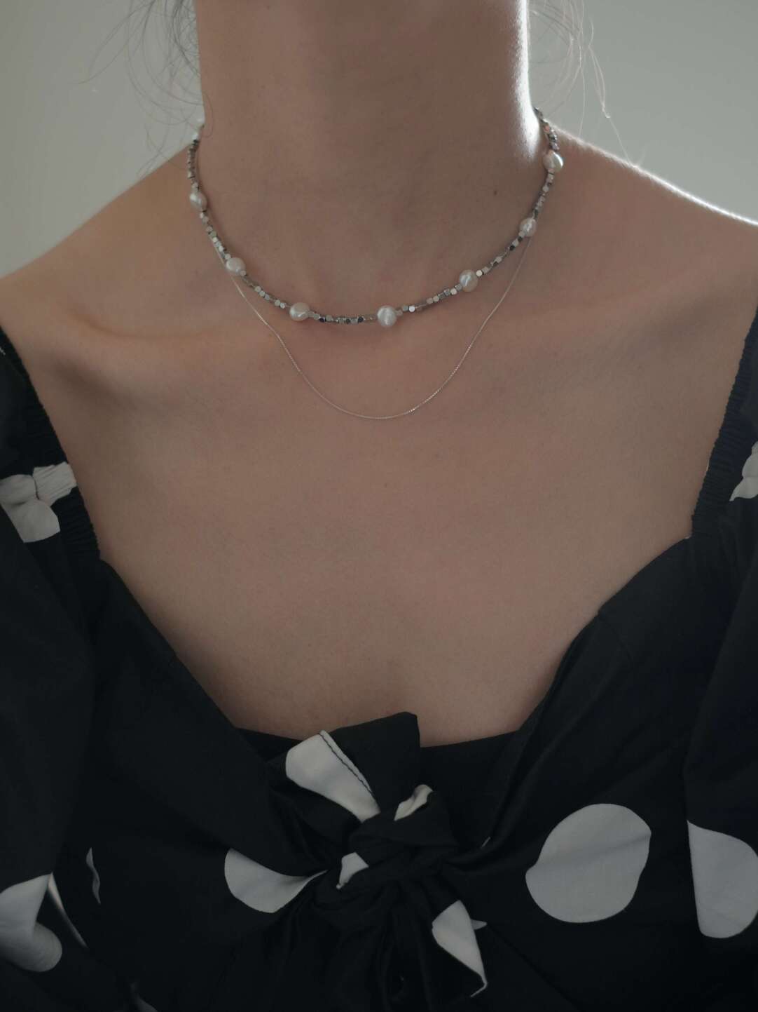 Floating World Baroque Pearl Beaded Necklace,Lumivault.