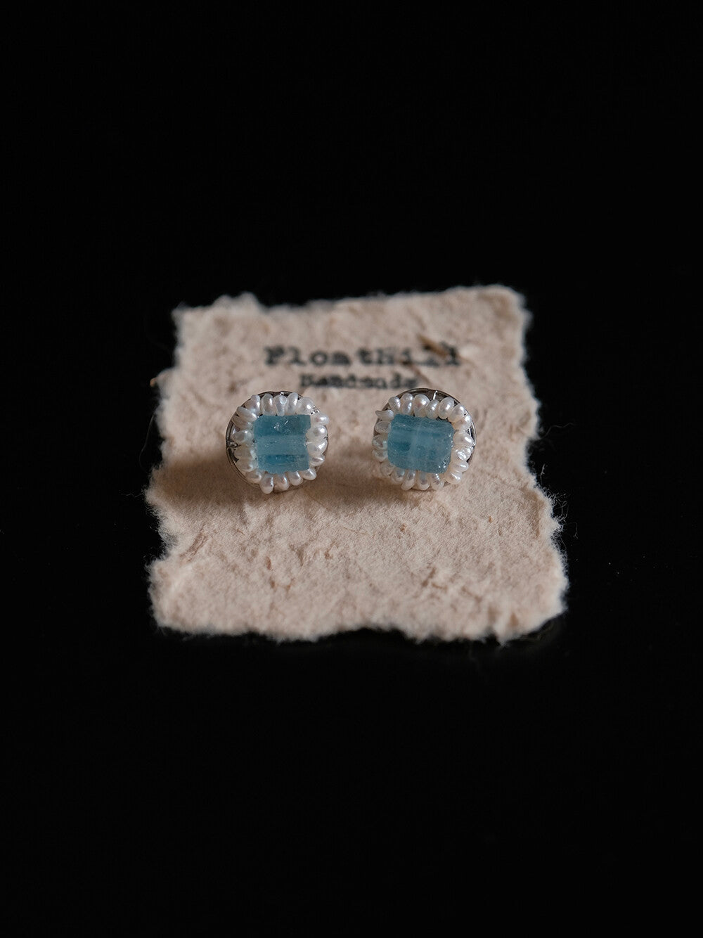 Blue Island Earrings,Lumivault.