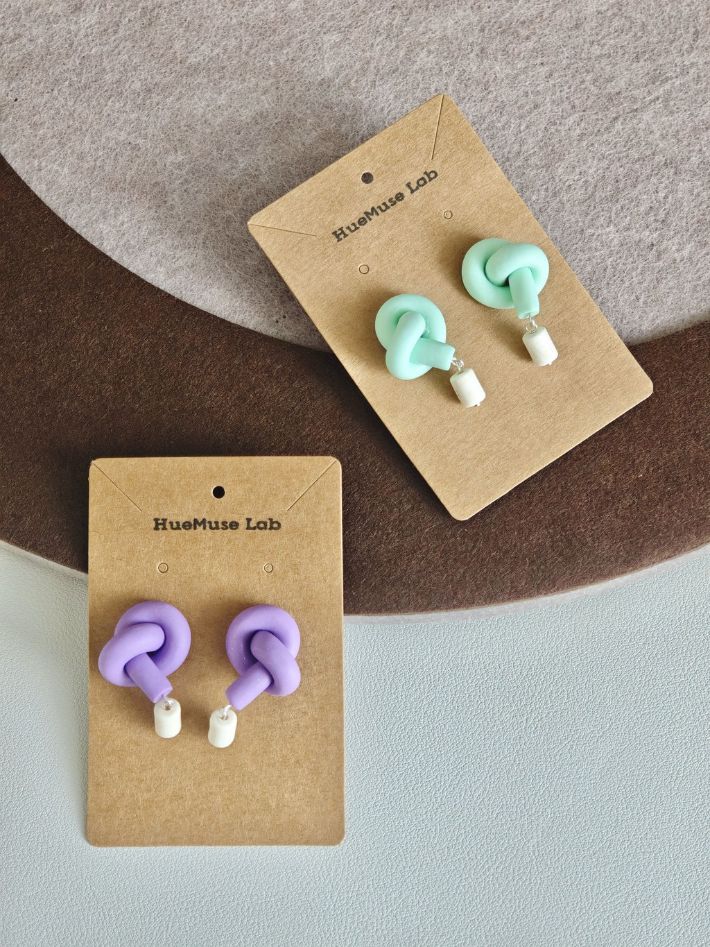 Knot & Stone Earrings,Lumivault.