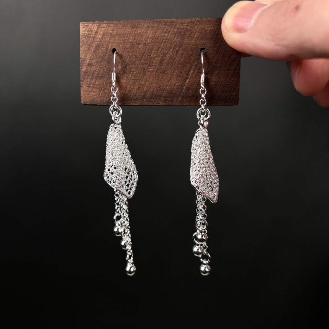 Filigree Cascade Earrings,Lumivault.