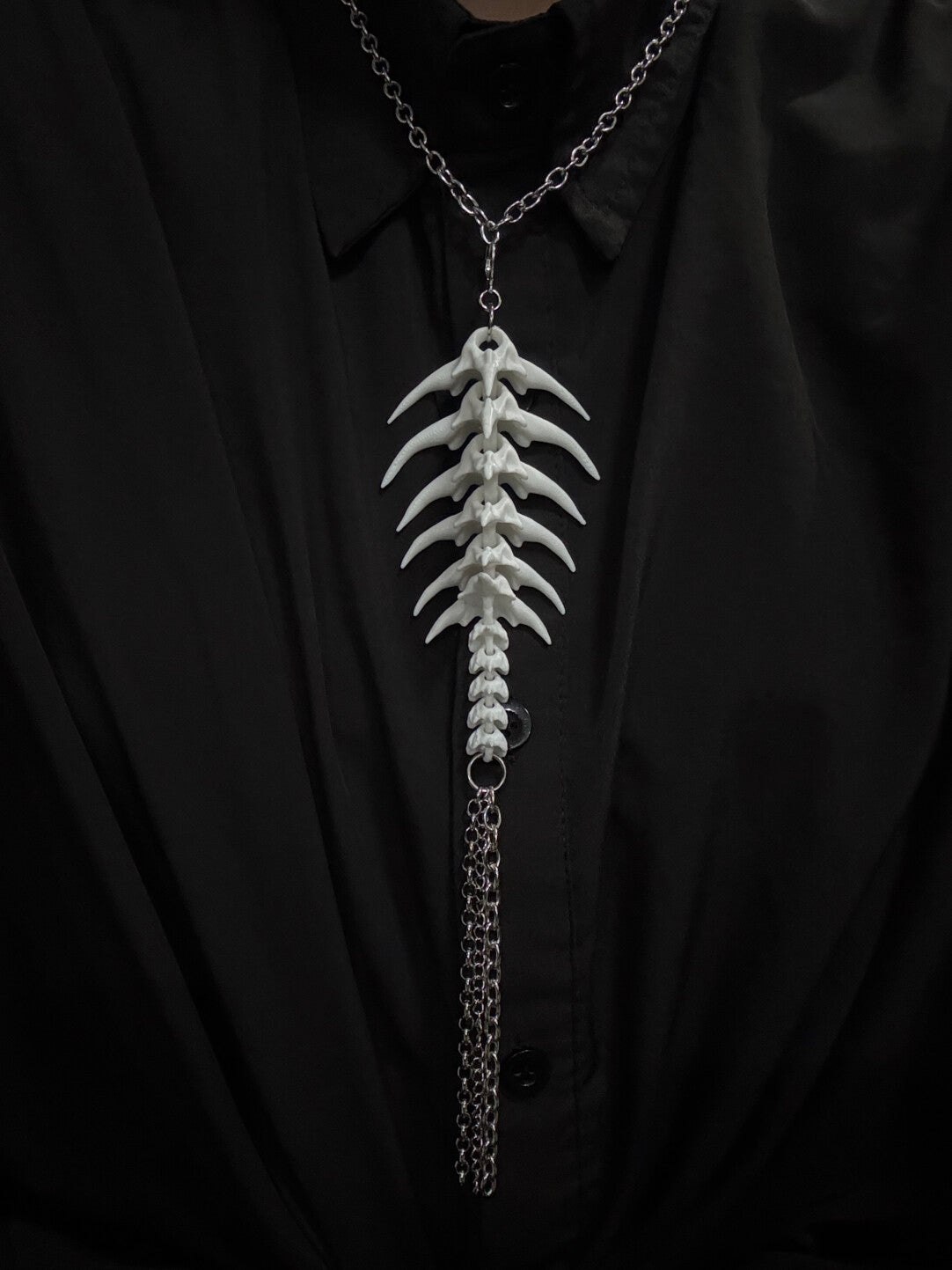 Special-Shaped Bone Removable Pendant Necklace,Lumivault.