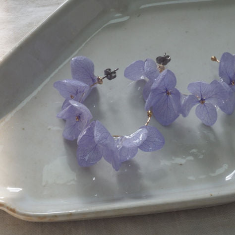 Hydrangea Earrings,Lumivault.