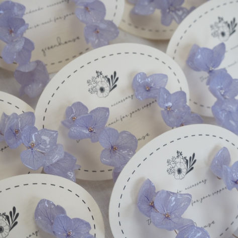 Hydrangea Earrings,Lumivault.