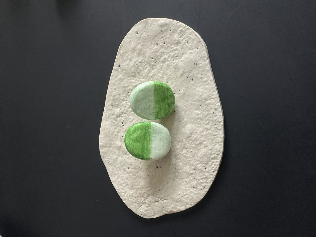 Moss Traces Earrings,5 / Studs,Lumivault.