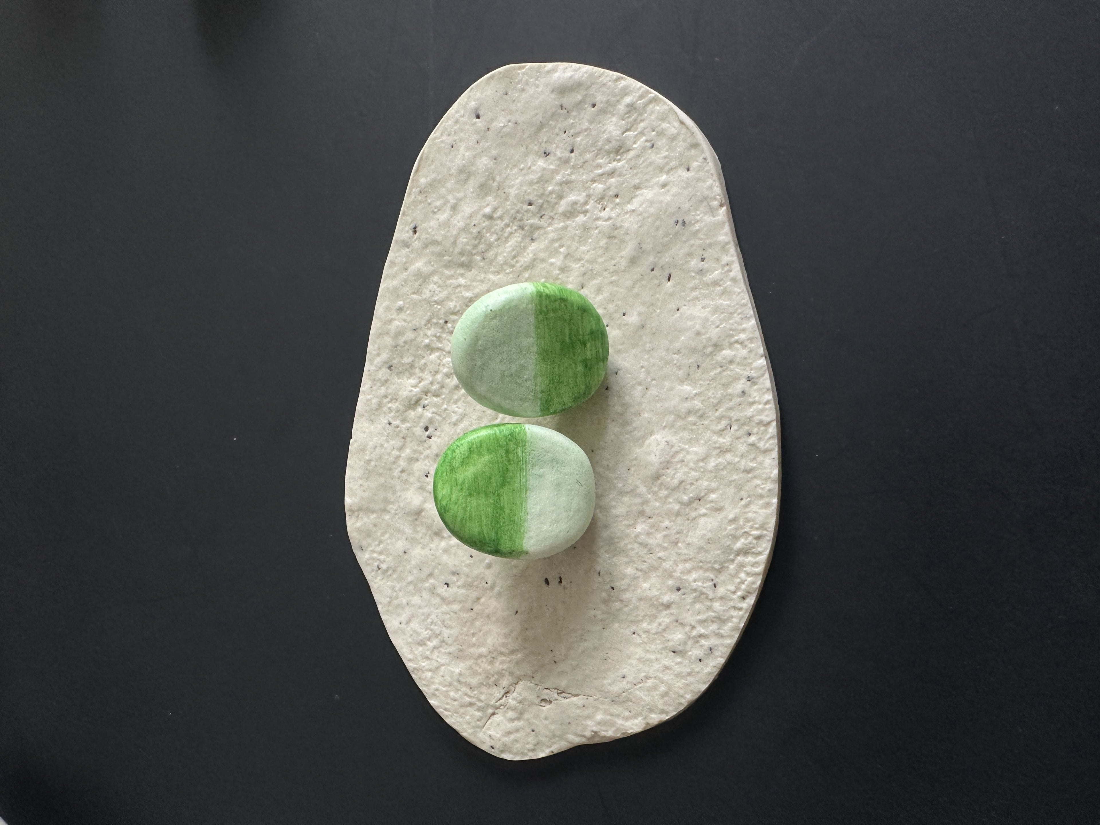 Moss Traces Earrings,5 / Studs,Lumivault.
