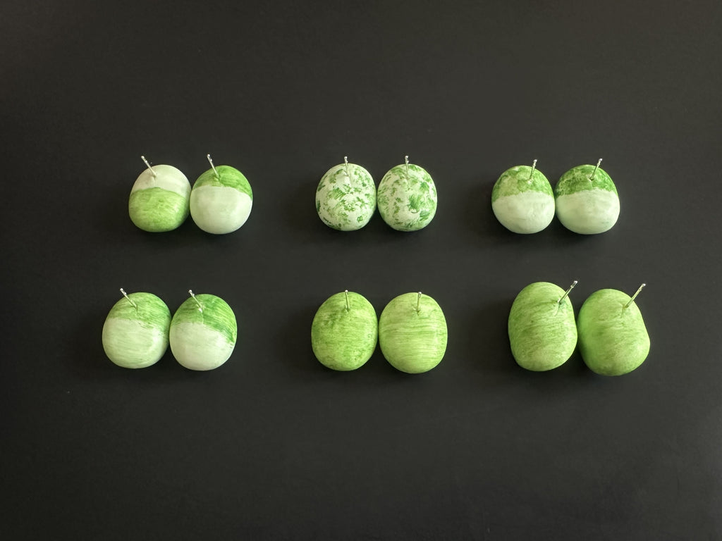 Moss Traces Earrings,Lumivault.