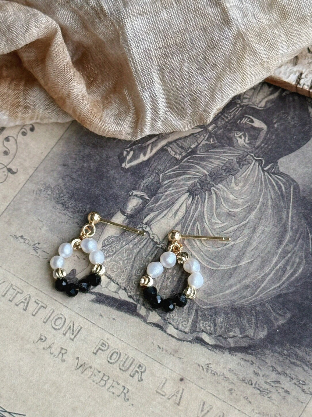A Drop In The Ocean Hoop Earrings,Lumivault.
