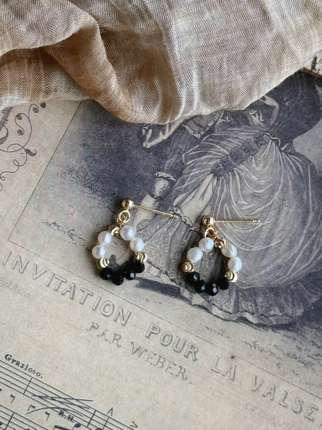A Drop In The Ocean Hoop Earrings,Lumivault.