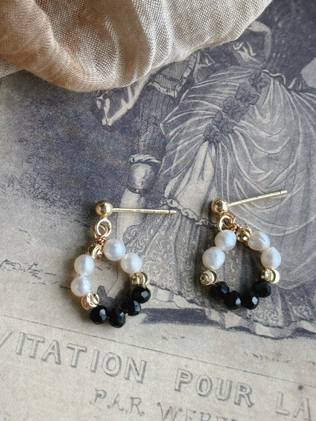 A Drop In The Ocean Hoop Earrings,Lumivault.