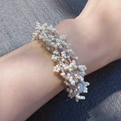 Artistic Beaded Crochet Earrings