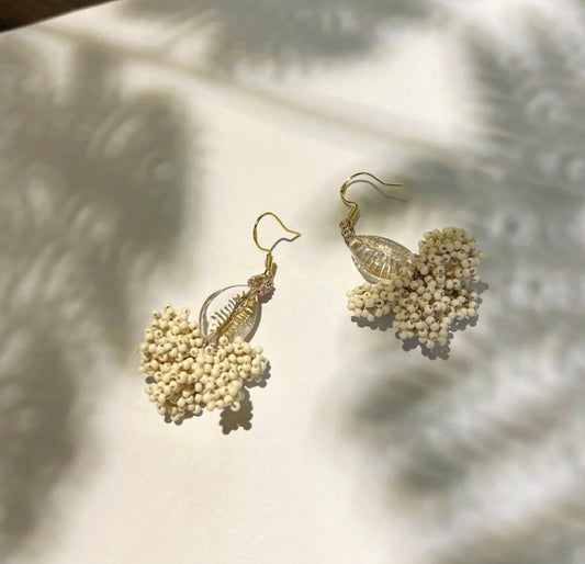 Artistic Beaded Crochet Earrings