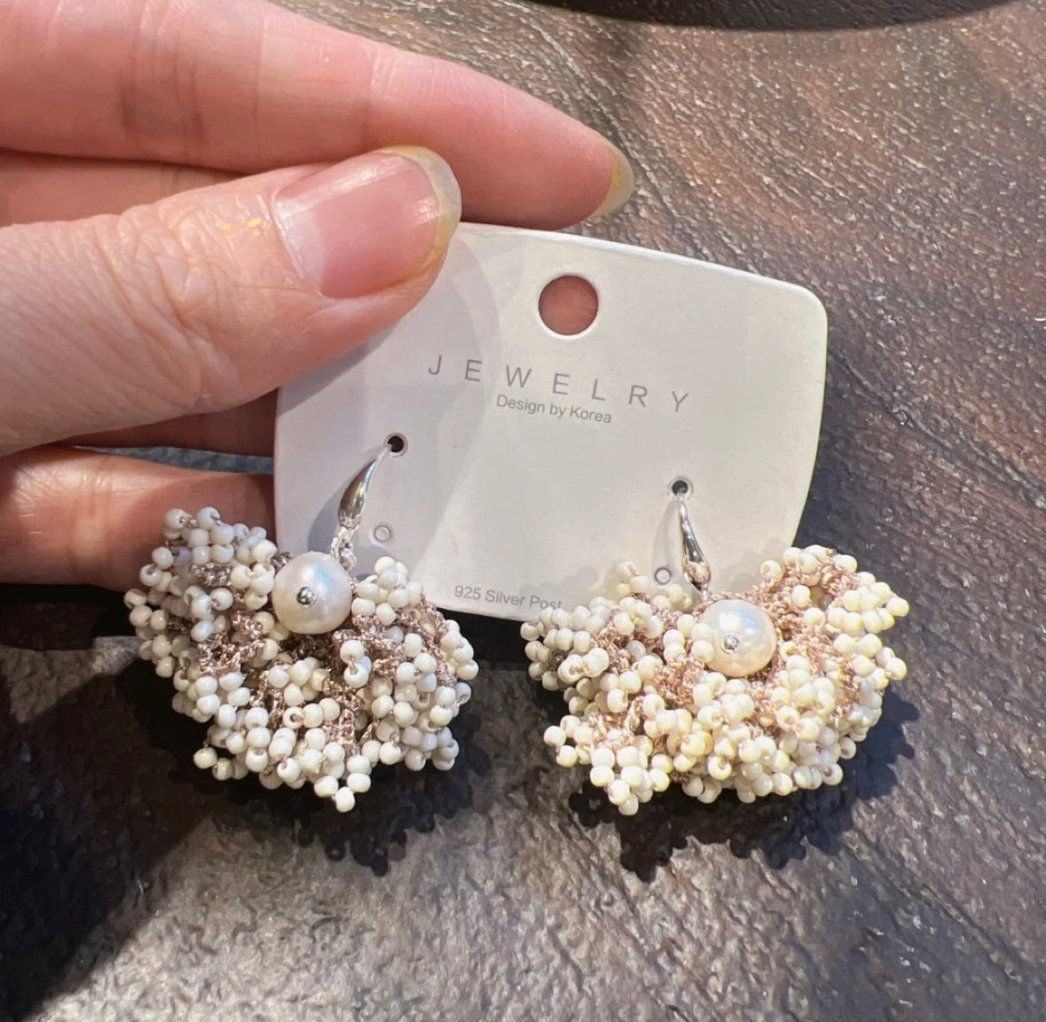 Artistic Beaded Crochet Earrings,Earrings B,Lumivault.
