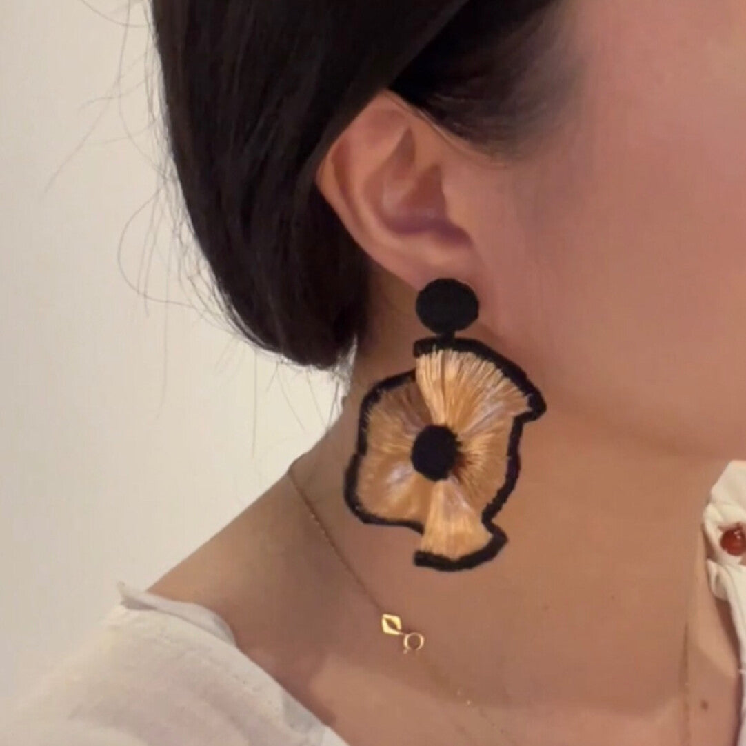 Aureate Blossom Earrings,Lumivault.