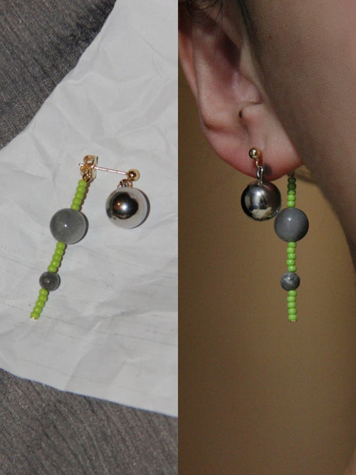 Back to the Future Beaded Earrings,Lumivault.