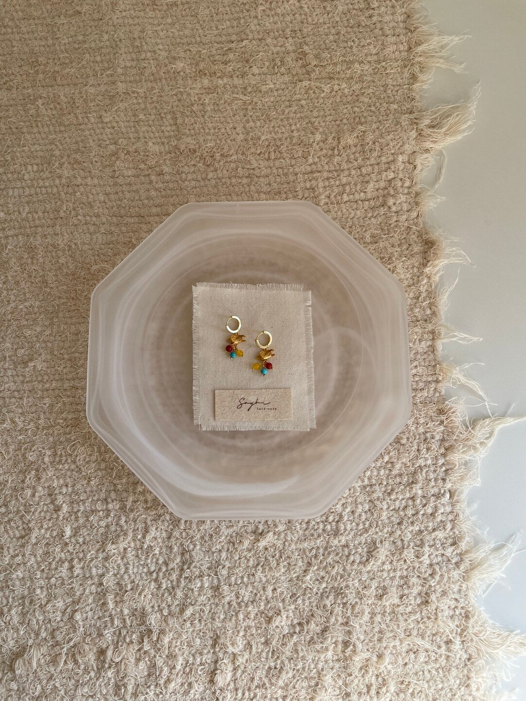 Berry and Bird Silver Earrings - Lumivault