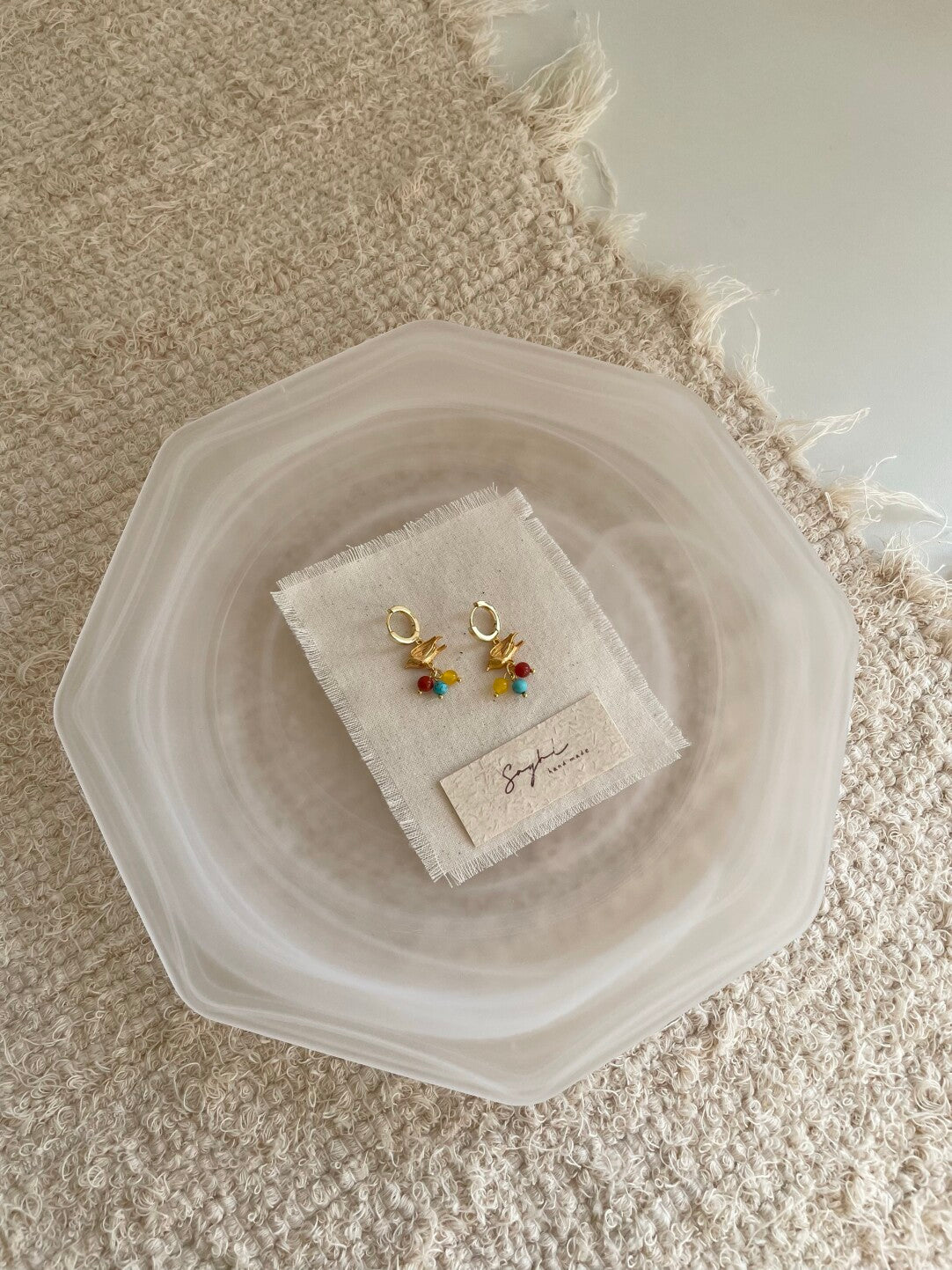 Berry and Bird Silver Earrings,Lumivault.