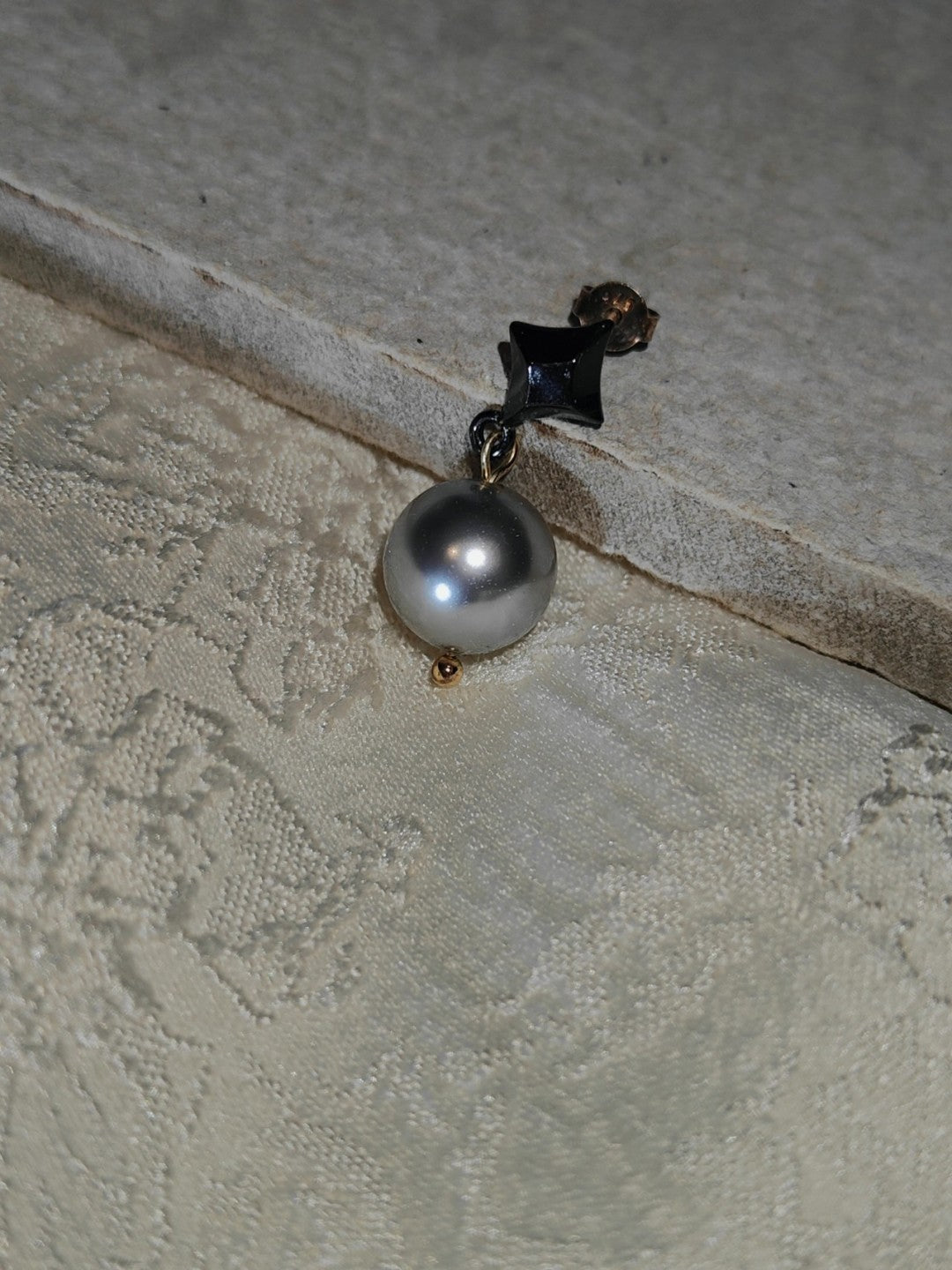 Black Star Metal Earrings