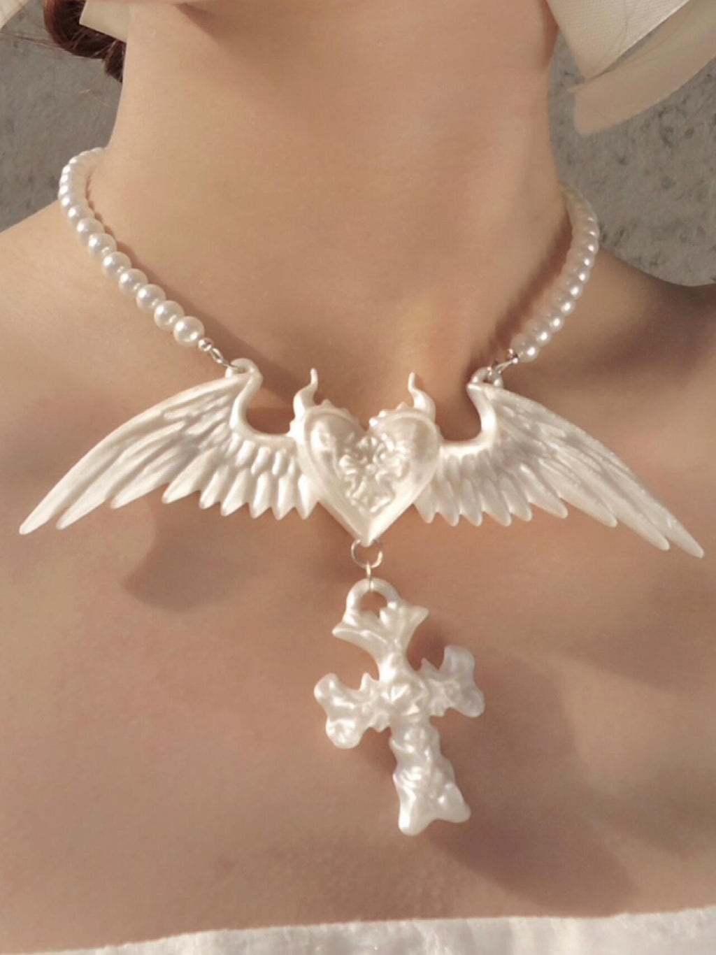 Blessing Heart 3D Printing Necklace,Lumivault.