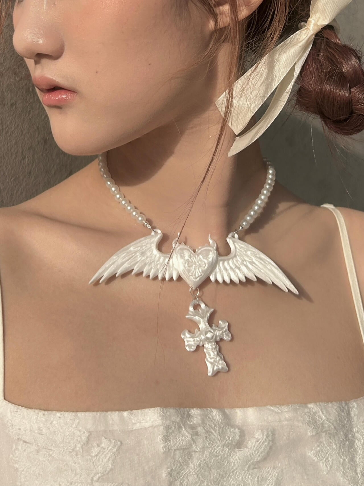 Blessing Heart 3D Printing Necklace,Lumivault.