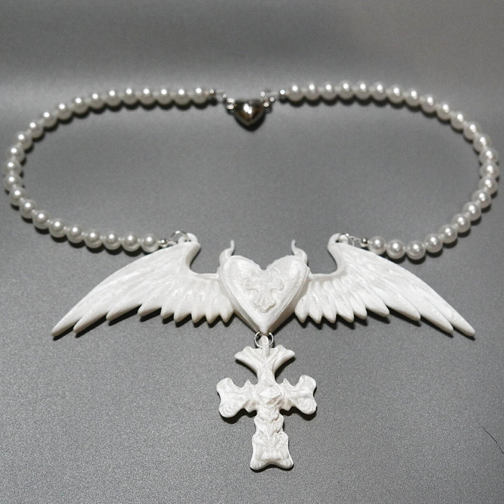 Blessing Heart 3D Printing Necklace,Lumivault.