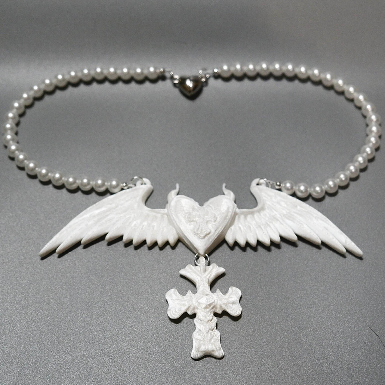 Blessing Heart 3D Printing Necklace,Lumivault.