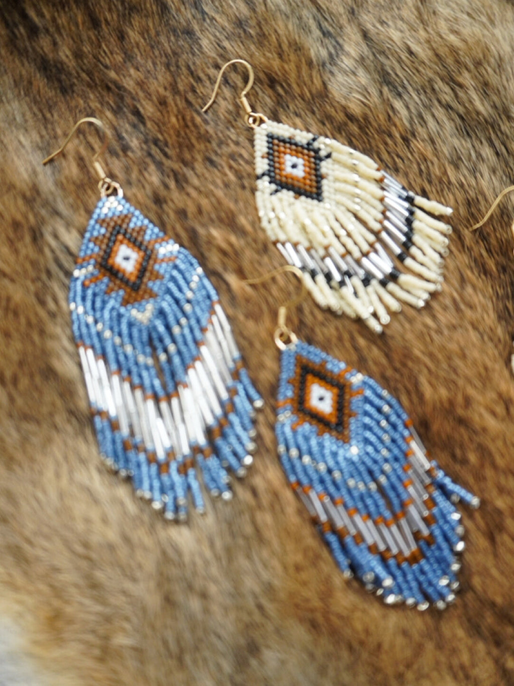 Bohemian Wind Royal MIYUKI Beaded Earrings,Lumivault.