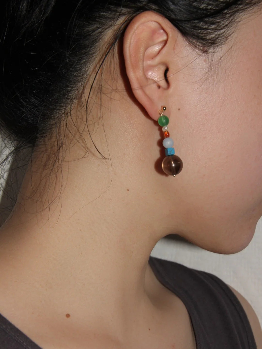 Bubble Beaded Earrings,Lumivault.