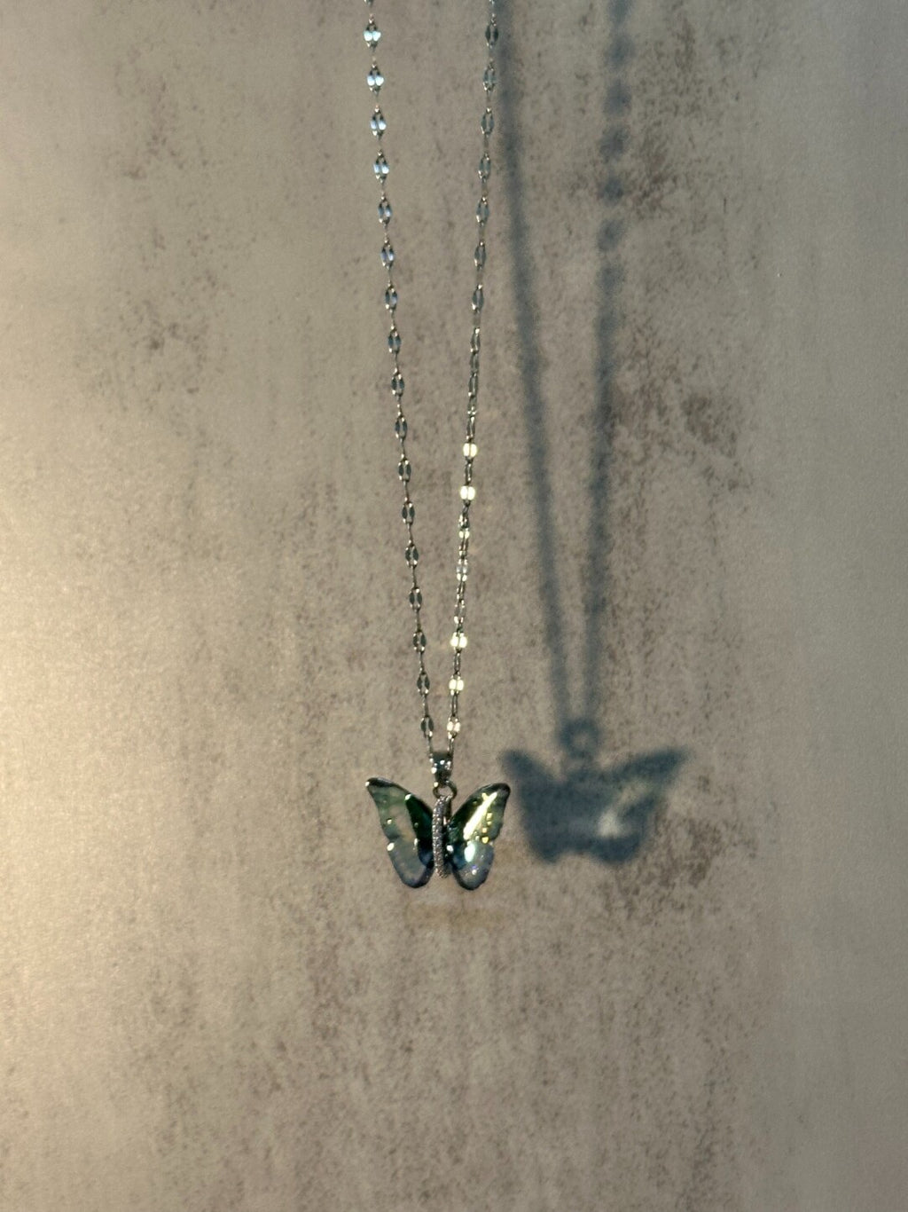 Butterfly Shadow Necklace,Lumivault.