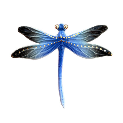 Ceramic Dragonfly Brooch - Lumivault