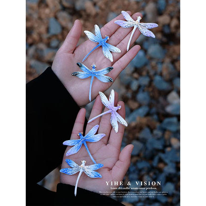 Ceramic Dragonfly Brooch - Lumivault