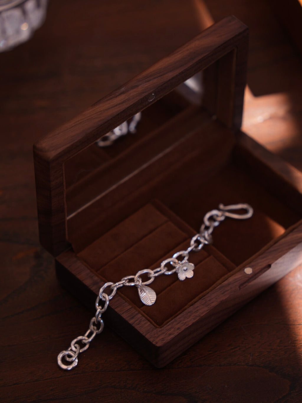 Chiang Mai Handmade Silver Bracelet,Lumivault.