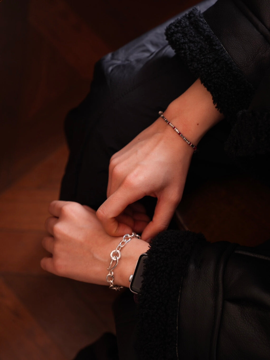 Chiang Mai Handmade Silver Bracelet,Lumivault.