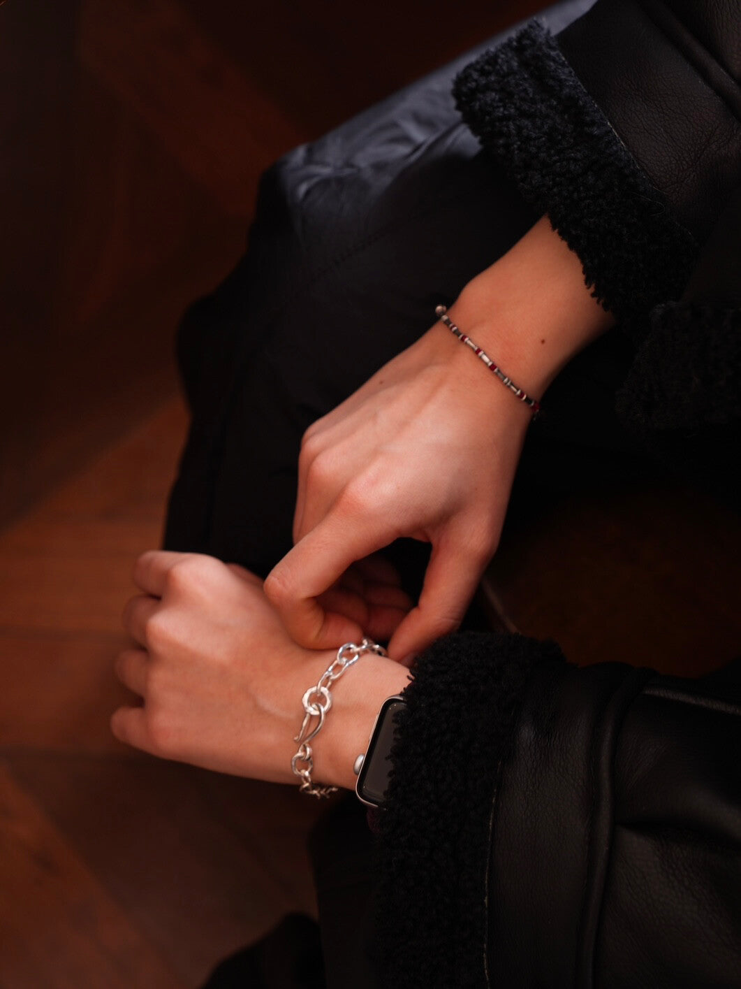 Chiang Mai Handmade Silver Bracelet,Lumivault.