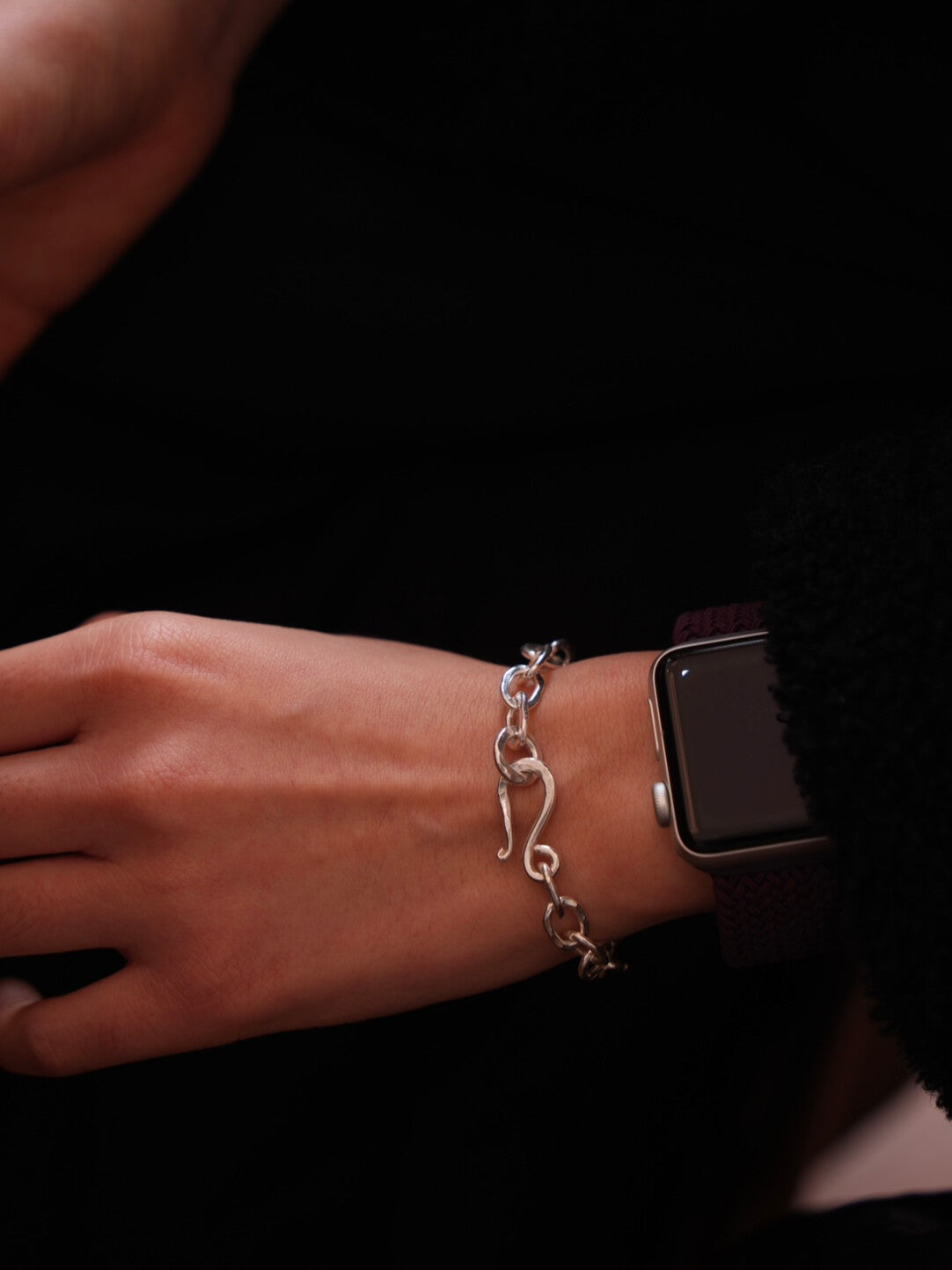 Chiang Mai Handmade Silver Bracelet,Lumivault.